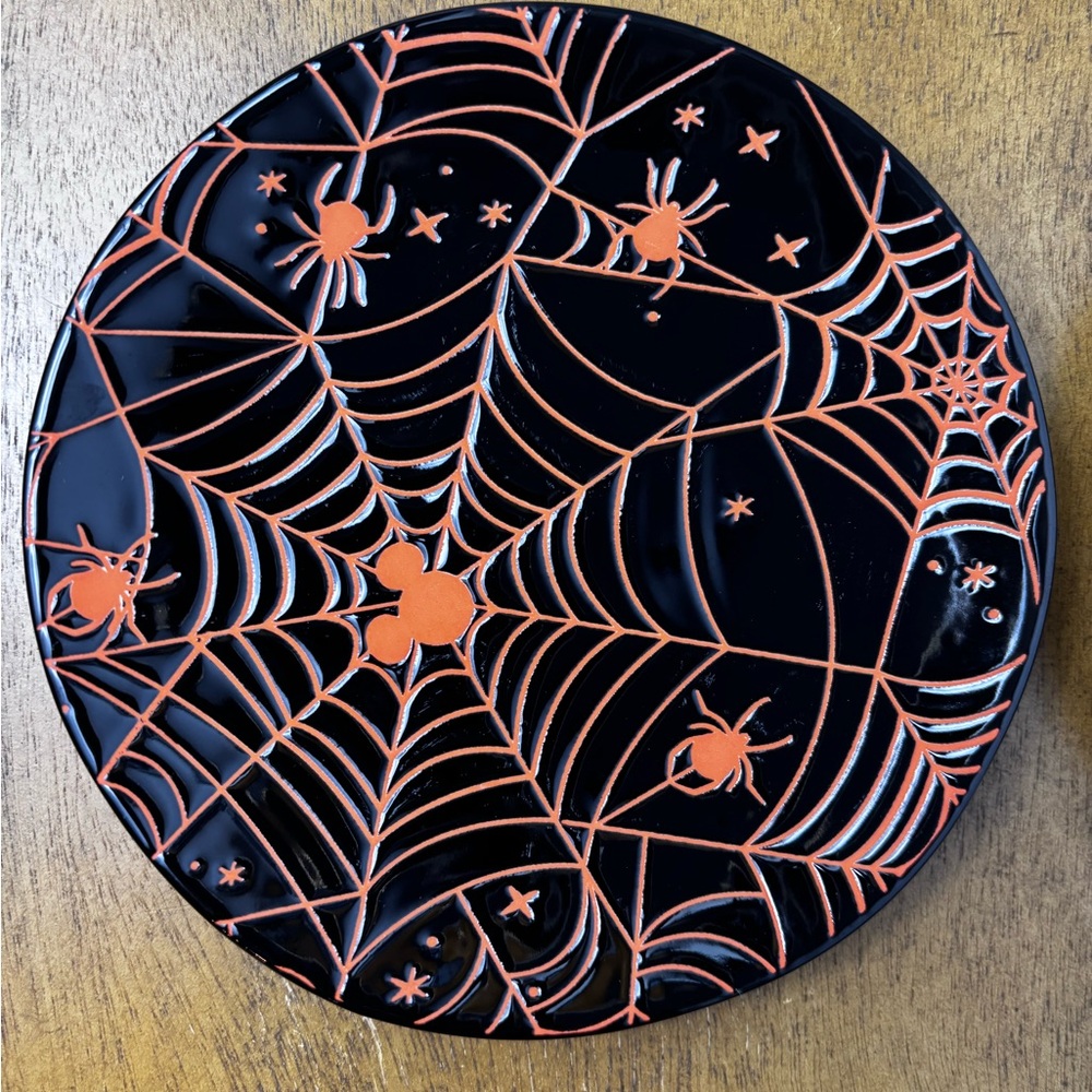 Disney Mickey Mouse Black and Orange Small Dessert Plates - Picture 5 of 8